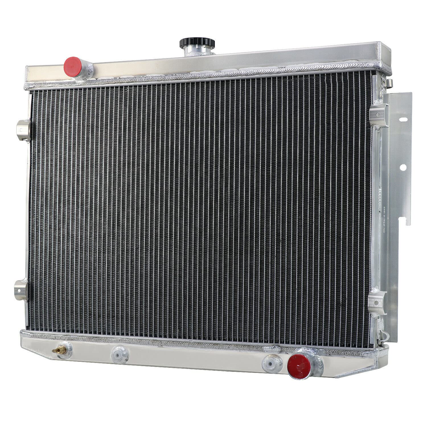 AlloyWorks 4-Row Aluminum Radiator for 1973-1974 Dodge Coronet Charger & Plymouth Satellite 7.2L 440 V8 - High Performance Cooling Upgrade for Classic Muscle Cars