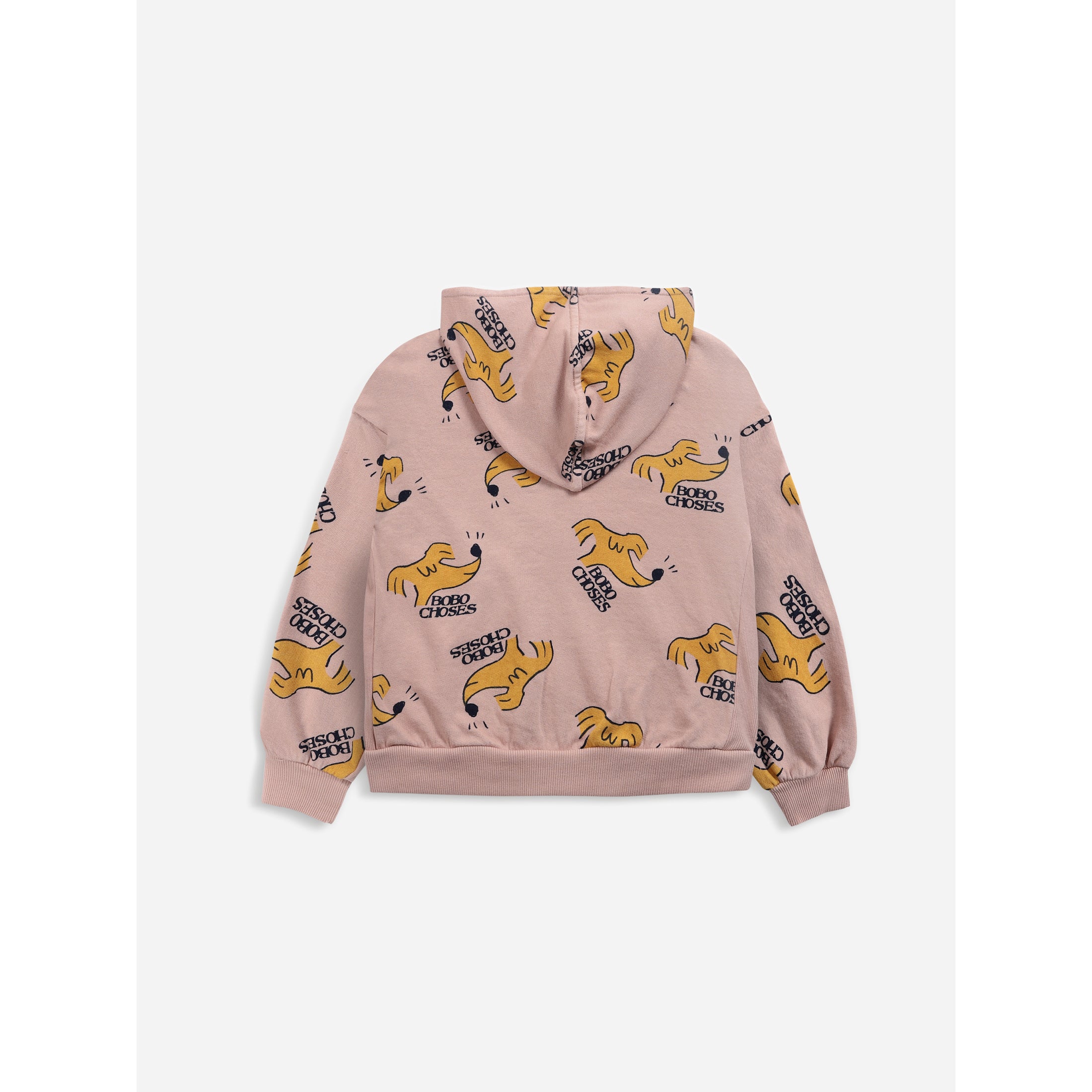 Bobo Choses Sniffy Dog Print Hooded Sweatshirt for Kids - Cute Animal Pullover for Boys & Girls - Perfect for Playdates, School & Outdoor Adventures