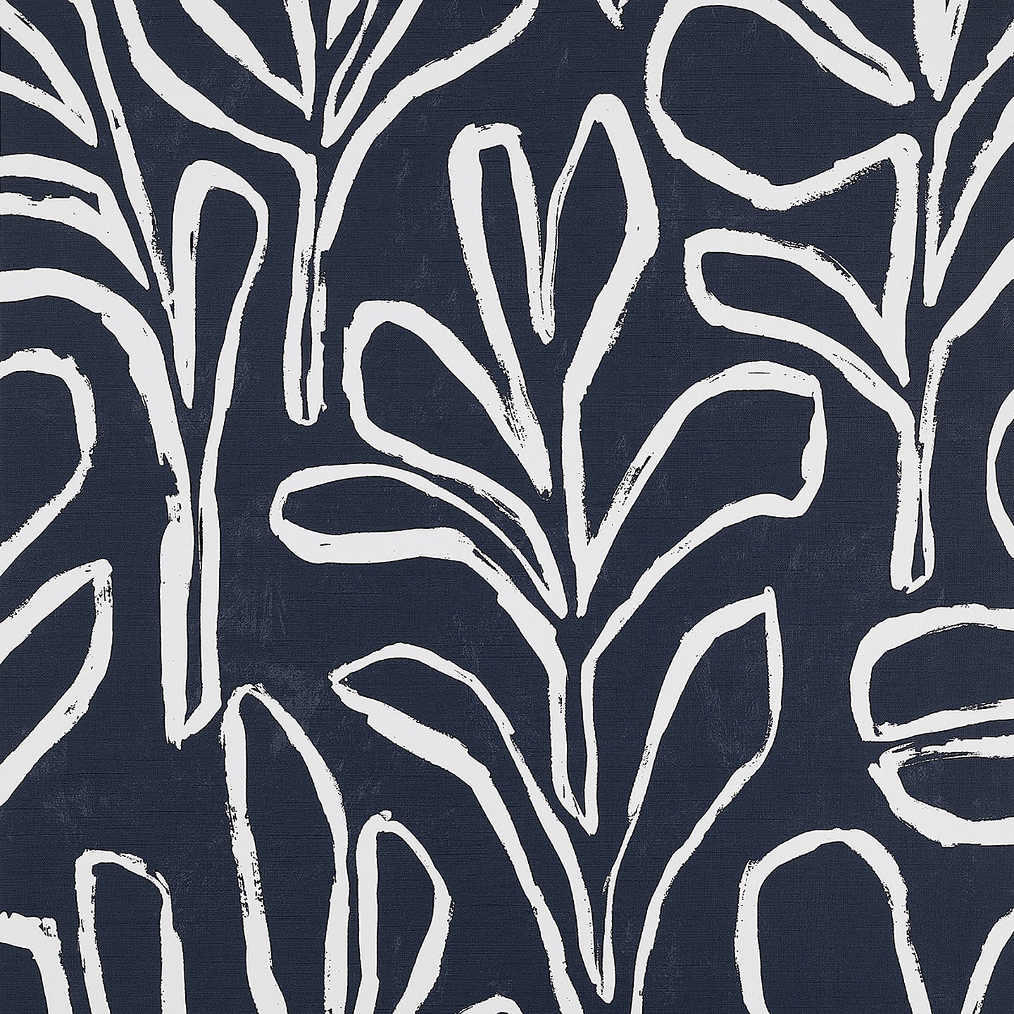 Phillip Jeffries Sprig Silhouette Regal Contours Wallpaper - Premium Floral Design for Living Room & Bedroom Decor