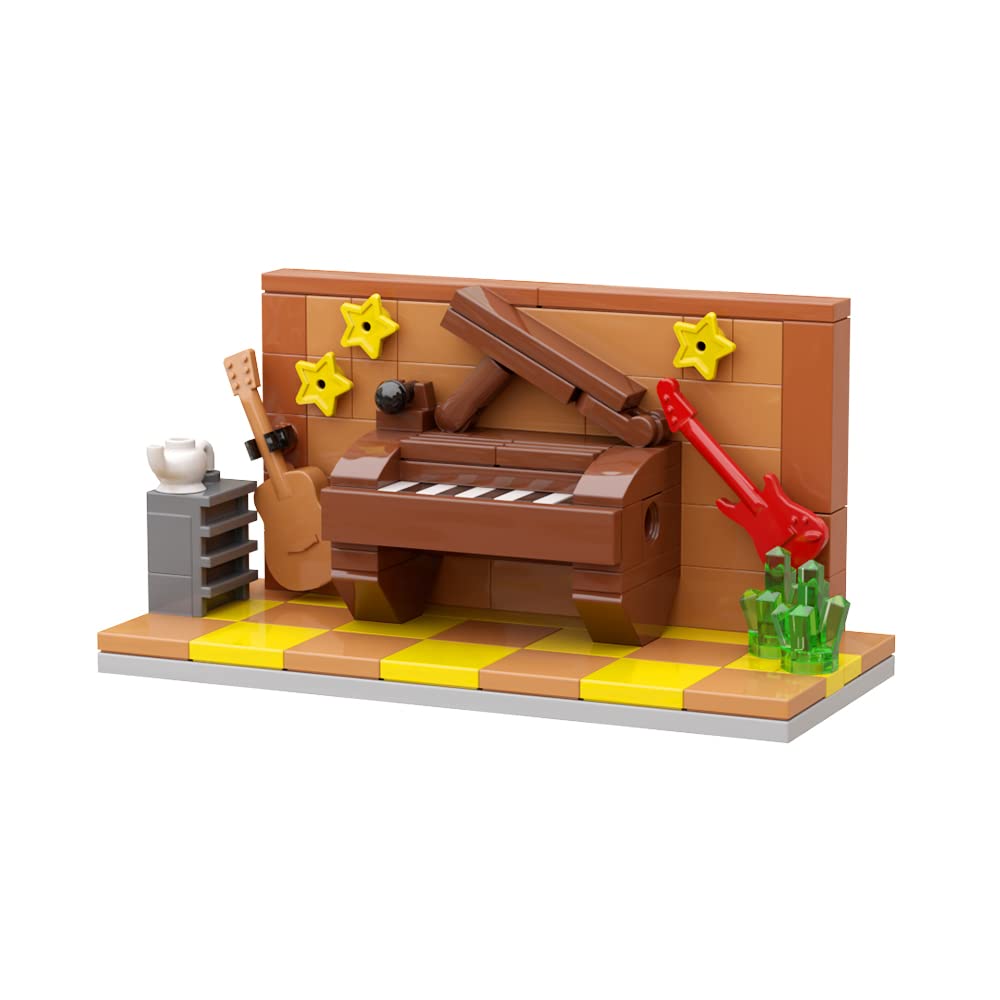 Sayotoo Small Figures House Building Kit - 1101-Piece Lego-Compatible Model Stand for Figurine Collection | DIY Display Theater for Lego 71035 (House Only, No Figures) | Perfect for Home Decoration, Gift Giving & Creative Play