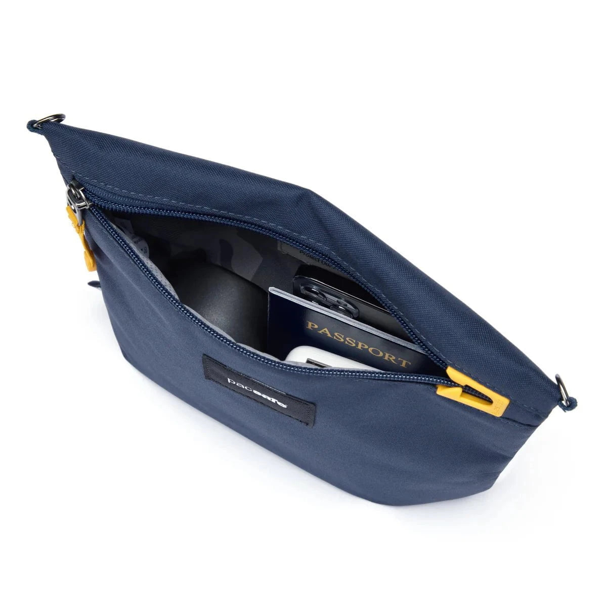Pacsafe Go Anti-Theft Crossbody Pouch - Secure Travel Bag for Phone, Wallet & Passport - Perfect for Commuting, Sightseeing & Daily Use