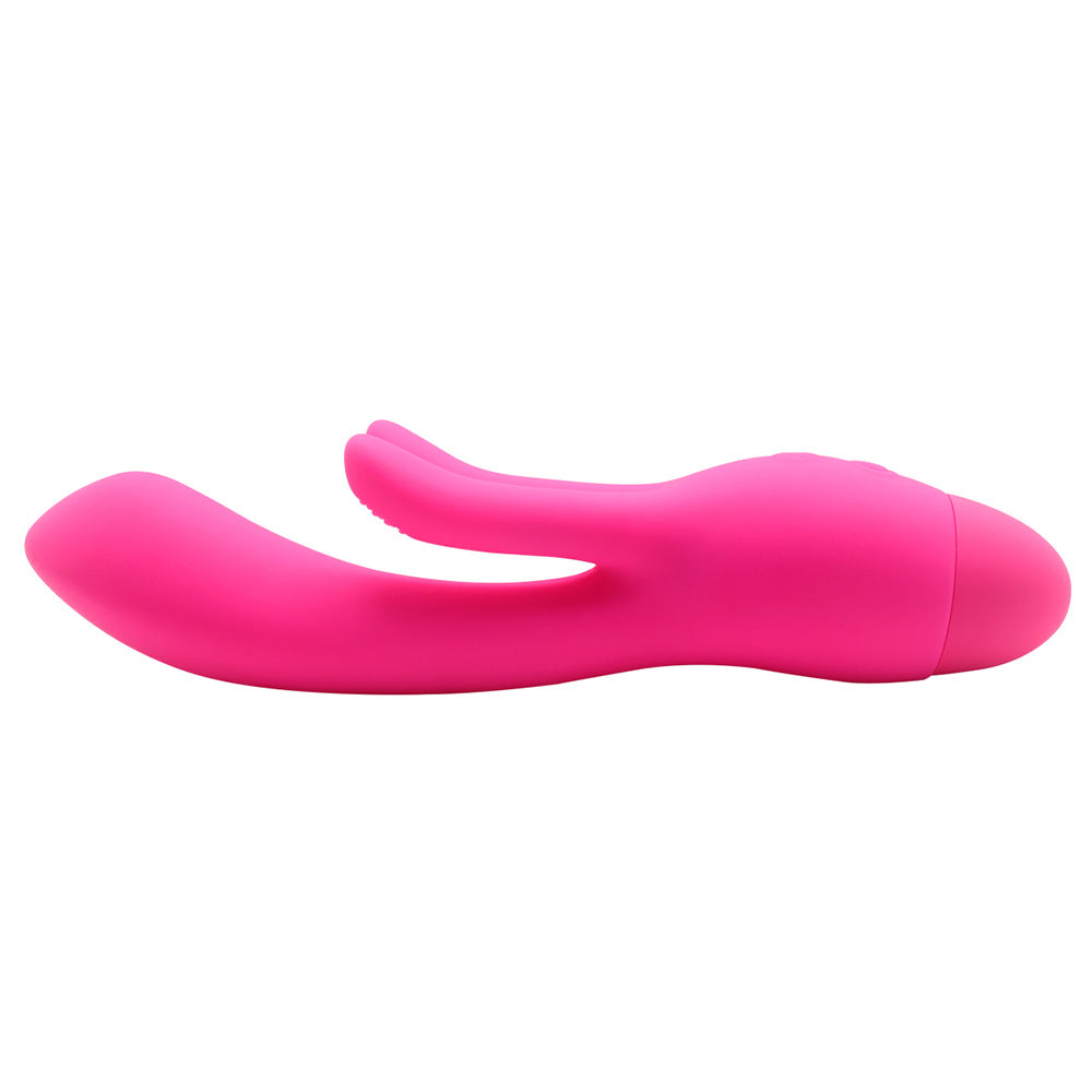 Premium Silicone Rabbit Vibrator for Women - Soft Textured G-Spot & Clitoral Stimulator - Perfect for Solo Play & Couples Intimacy