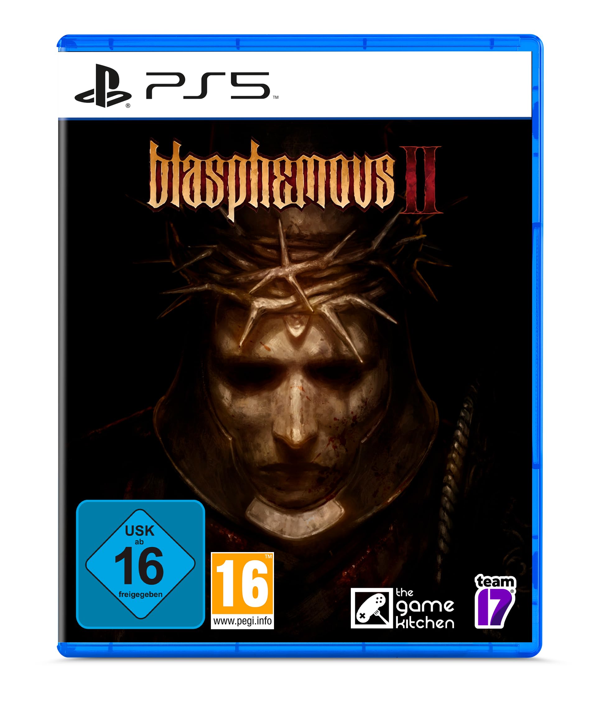 Blasphemous 2 PS5 Game - Dark Fantasy Action-Adventure RPG | Explore Gothic World & Intense Combat | Perfect for Horror & Soulslike Fans | Great for PS5 Gaming Nights & Hardcore Challenges