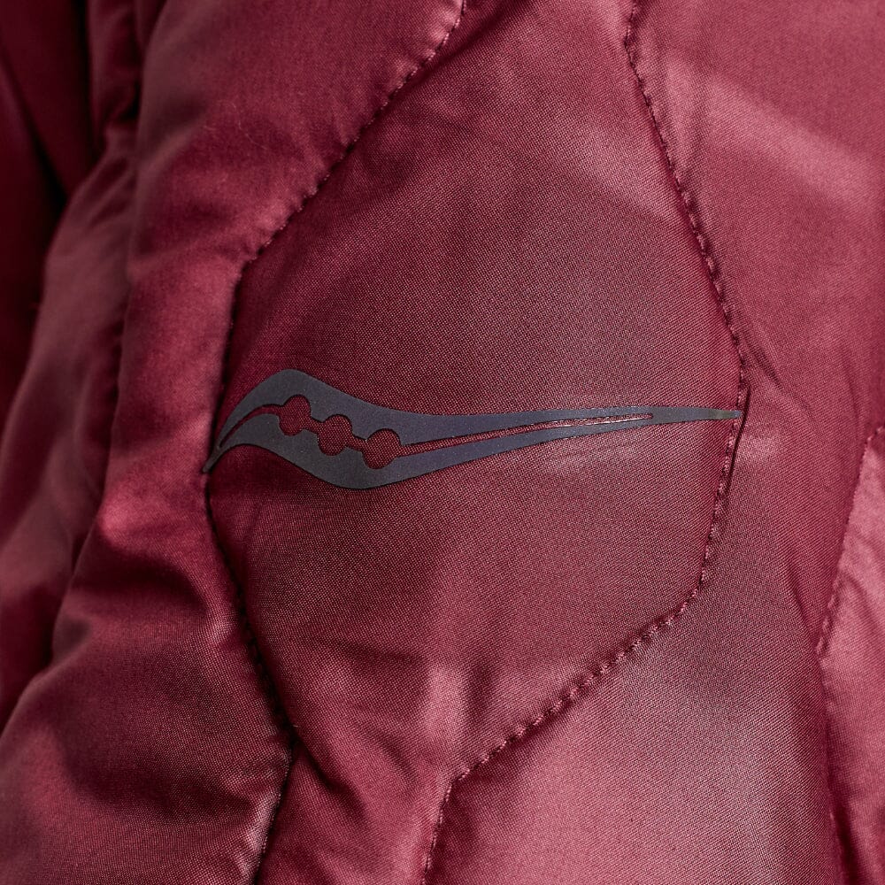 Saucony Women's Solstice Oysterpuff Jacket - Lightweight Running Jacket for Women, Windproof & Water-Resistant - Perfect for Outdoor Jogging, Hiking & Casual Wear