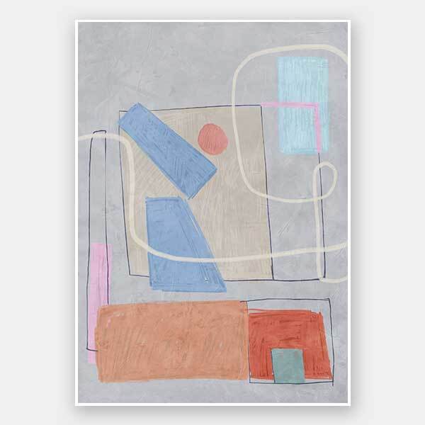 Contemporary Expression II Unframed Art Print - Modern Abstract Wall Decor for Living Room, Bedroom & Office | Home & Office Decoration
