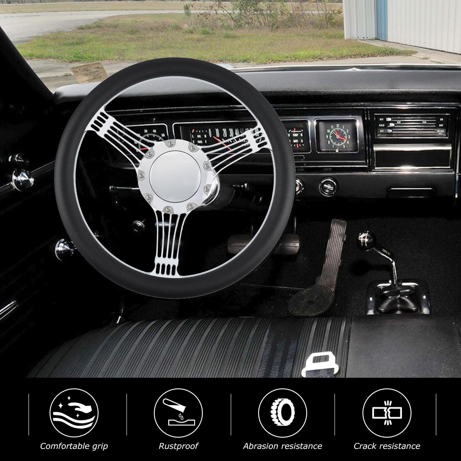 9 Bolt Disc Steering Wheel - 14