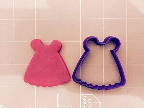 3 Inch Baby Doll Dress Cookie Cutter - Stainless Steel Baking Tool for Kids Birthday, Baby Shower & Holiday Party Decorations