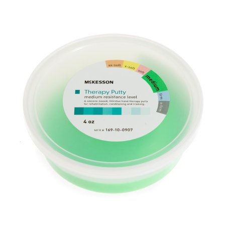 McKesson Therapy Putty - Medium Strength (2oz or 4oz) for Hand Rehabilitation & Stress Relief - Perfect for Occupational Therapy, Arthritis & Anxiety Relief