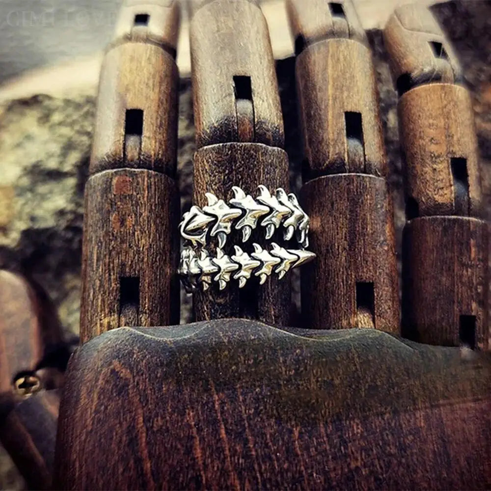 Dragon King Ring for Men - Stylish Medieval Fantasy Jewelry - Perfect for Cosplay, Gifts & Medieval Themed Events