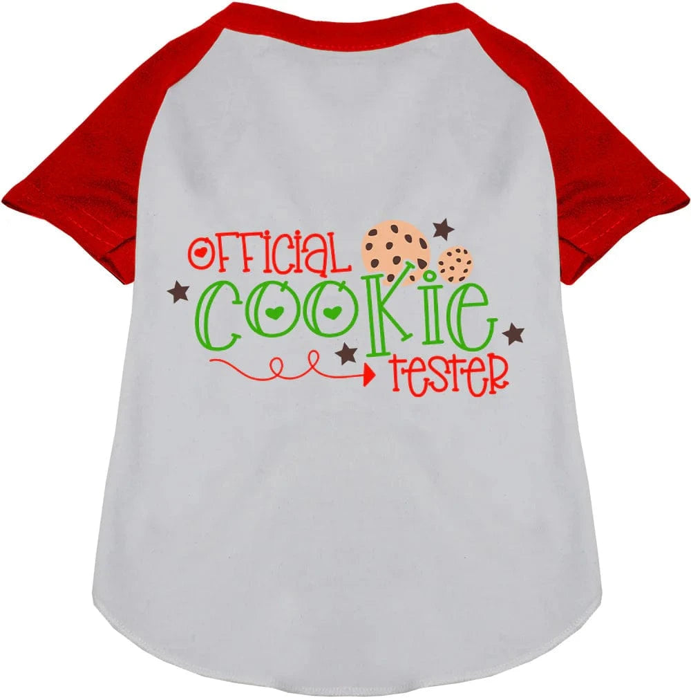 Cookie Taster Sleeved Pet Jersey - Comfortable Dog & Cat Apparel for Baking & Playtime - Perfect for Pet Costumes, Photo Shoots & Holiday Celebrations