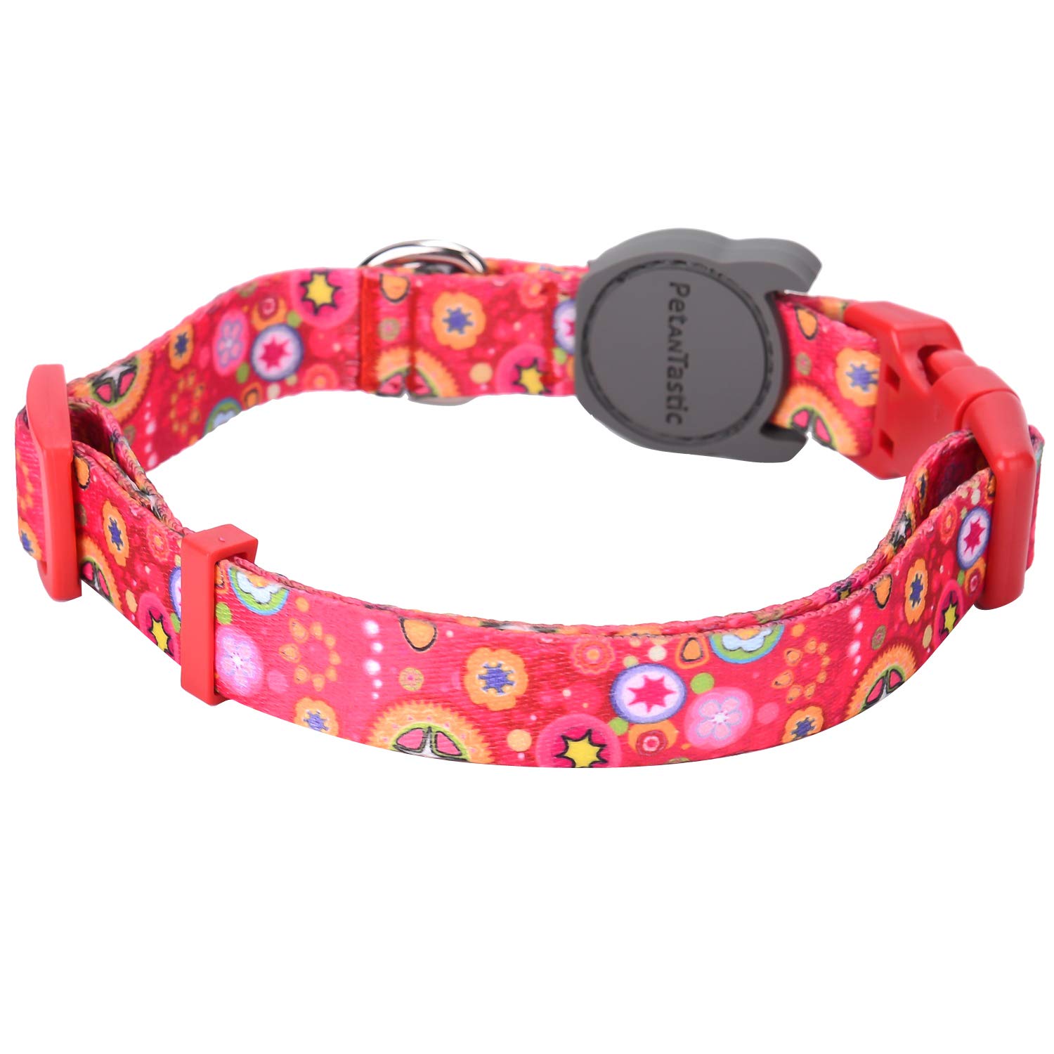 Best Adjustable Medium Dog Collar - Durable Soft & Heavy Duty with Fashionable Abstract Design | Comfortable Pet Collar for Puppies, Small & Large Dogs | Perfect for Outdoor Walks, Training & Indoor Use