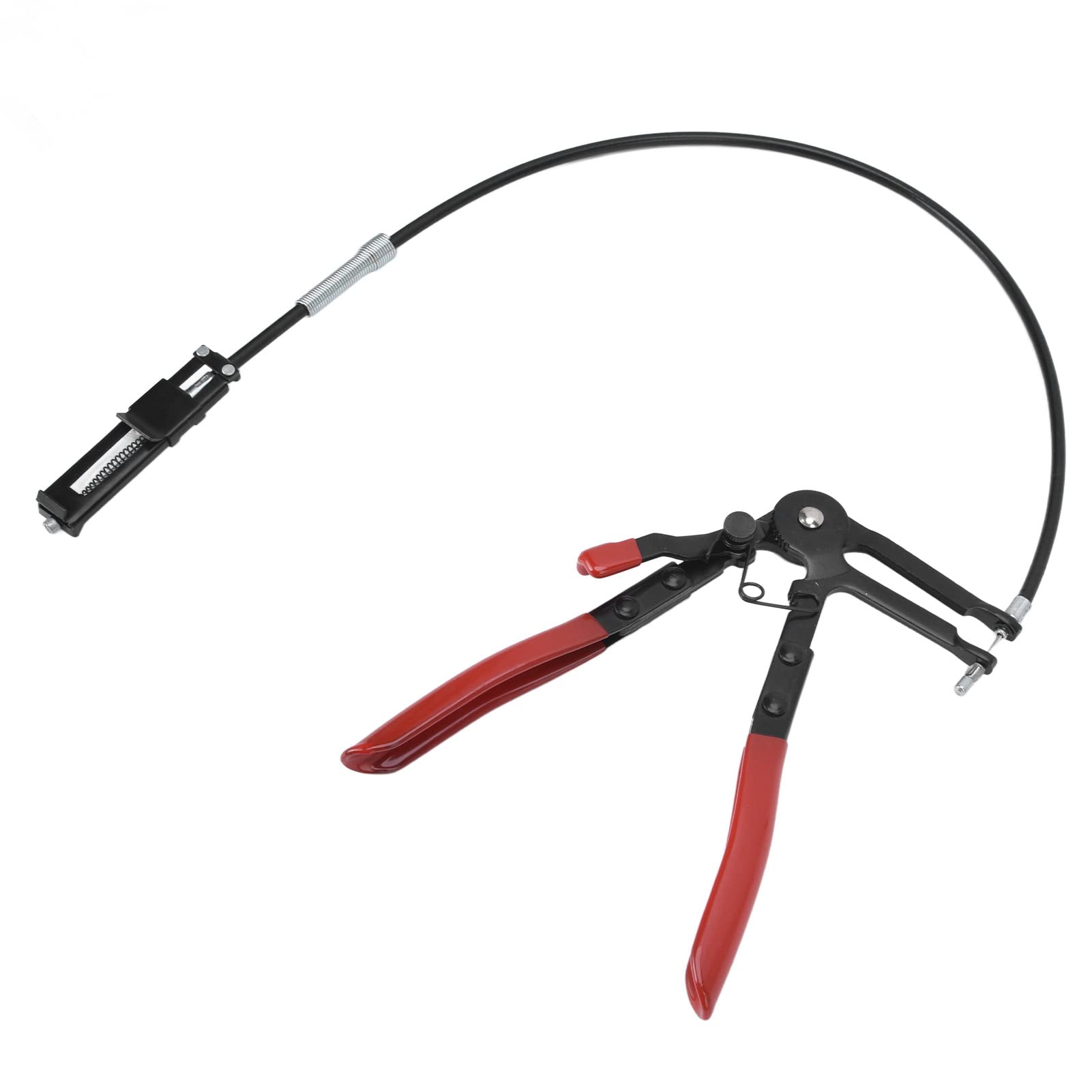 Spring Loaded Hose Pliers - Comfortable Grip, Twist-Resistant Hose Clamp Tool with Ratchet for Oil & Automotive Repair - Perfect for Mechanics & DIY Car Maintenance