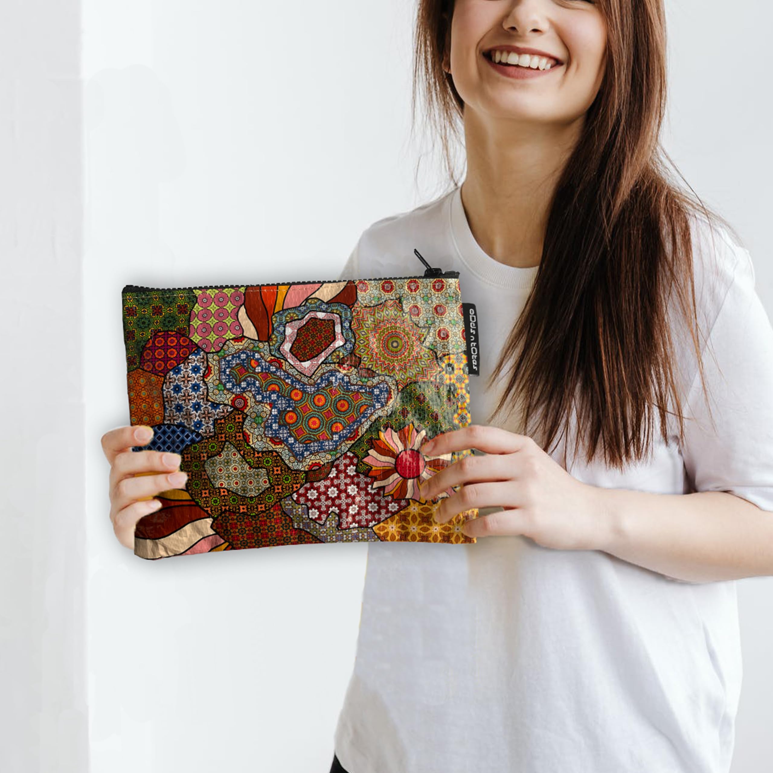 Waterproof Travel Zipper Pouch for Passport, Makeup & Essentials - Compact Organizer for Toiletries, Documents & Small Items - Perfect for Airplane, Vacation & Business Trips