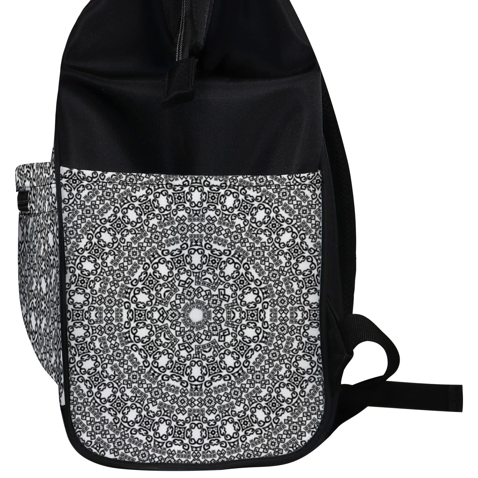 Vintage Mandala Diaper Backpack - Waterproof Baby & Laptop Bag for Travel