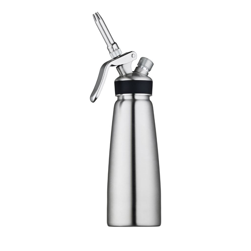 Browne 1 Pint Mosaic Whipped Cream Dispenser - Stainless Steel Whipper for Desserts, Coffee & Cocktails - Perfect for Home Baking & Professional Kitchens