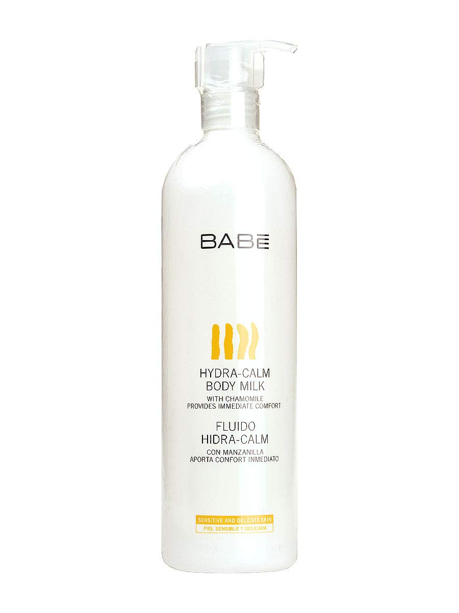 Babé Hydra-Calm Body Milk 500ml - Soothing & Hydrating Lotion for Dry, Sensitive Skin - Perfect for Daily Moisturizing & Post-Sun Care