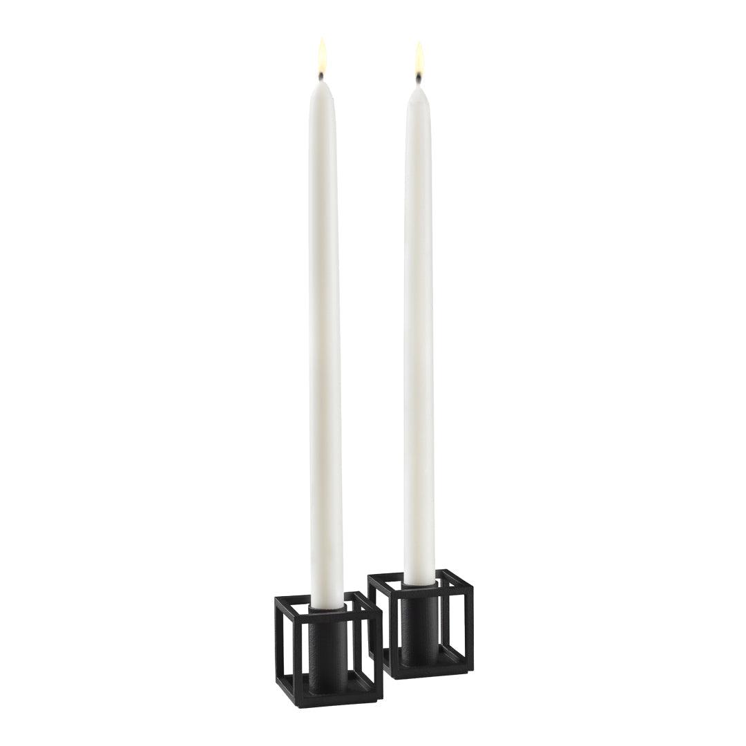Kubus Micro Candle Holder - Minimalist Modern Tea Light Holder for Home Decor, Wedding Centerpieces & Romantic Ambiance