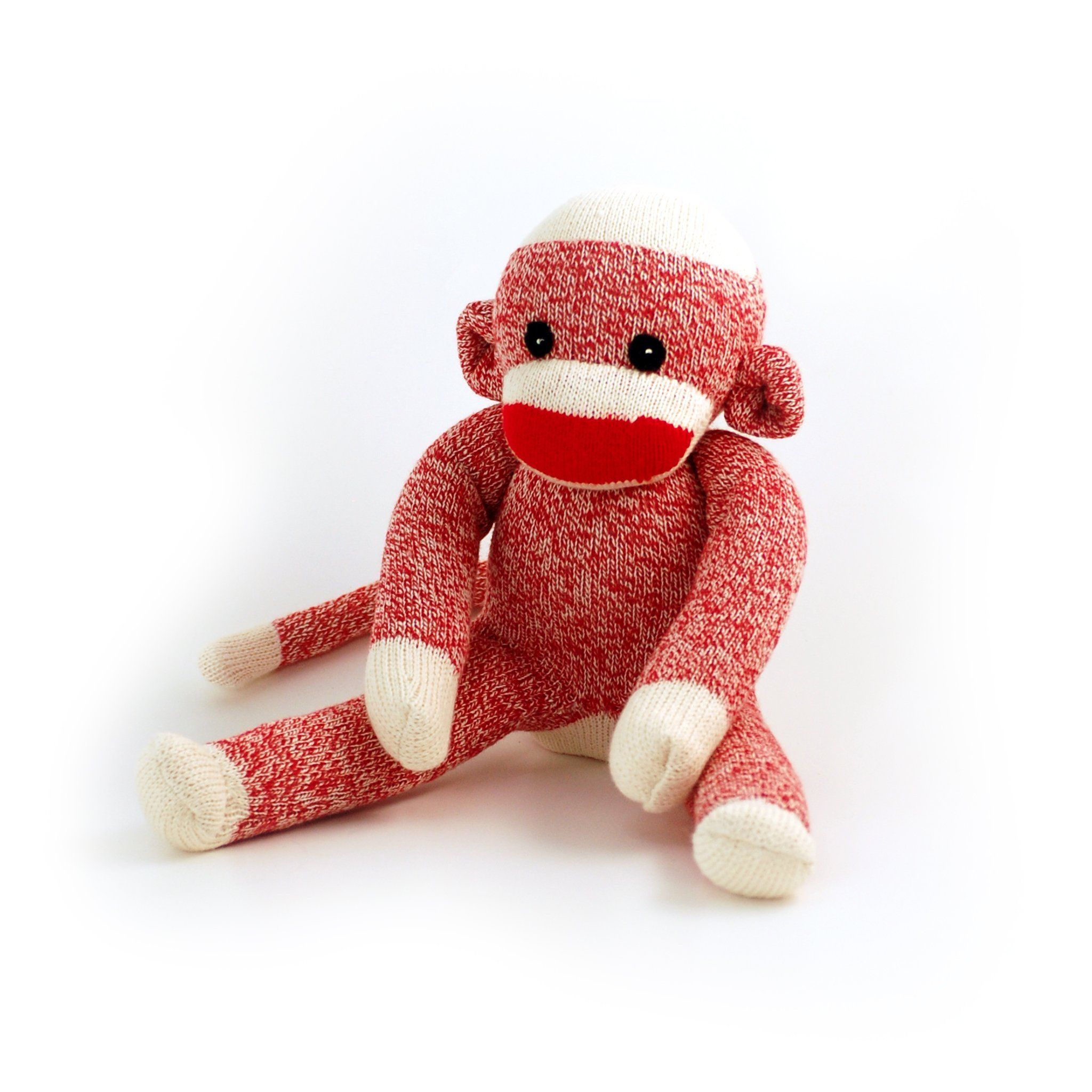 Original Sock Monkey by Fox River - Classic Plush Toy for Kids & Collectors - Perfect for Gifts, Nursery Decor, and Playtime Fun