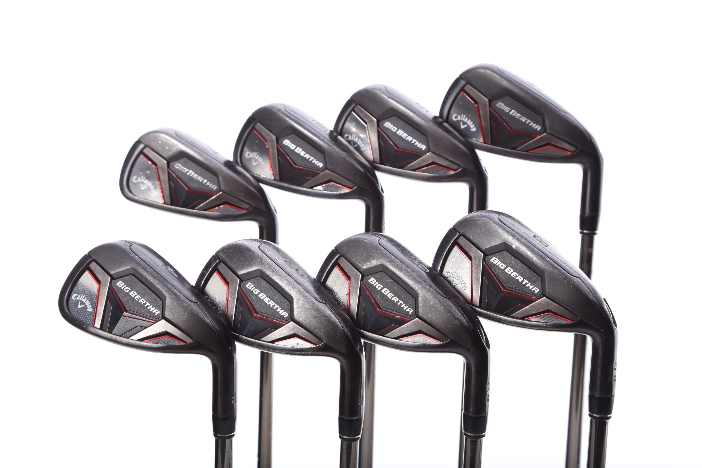 Used Callaway 2019 Big Bertha Iron Set - Right Handed 4-PW, AW Regular Flex Golf Clubs for Men | Perfect for Improving Your Golf Game on the Course