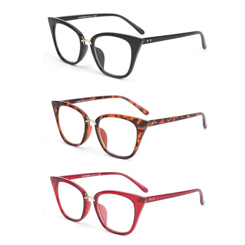 Black, Tortoise Brown and Wine Red