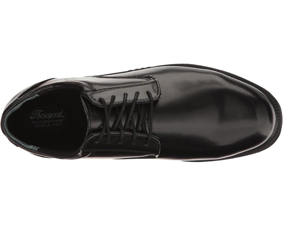 Premium Black Leather Oxford Shoes for Men - Polished & Shineable - Perfect for Business, Formal & Office Wear
