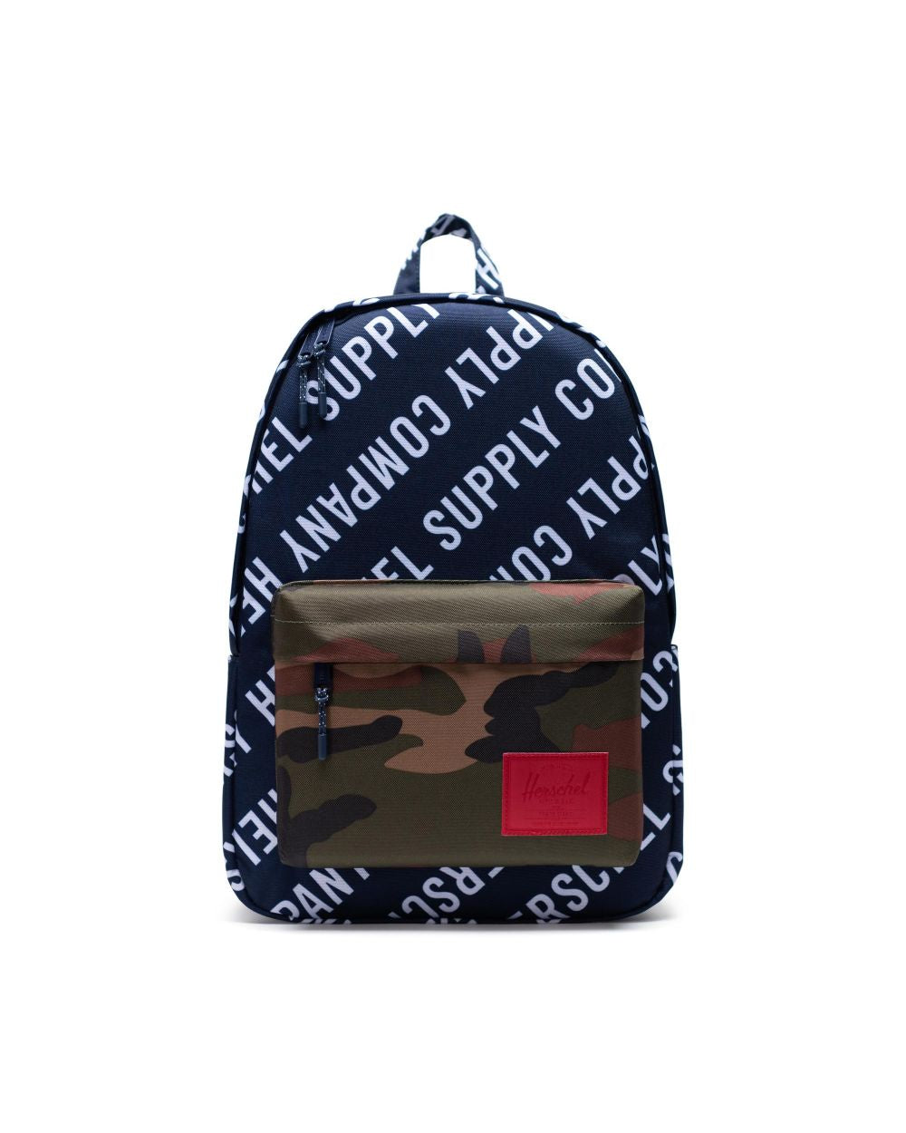 Herschel Supply Co. Classic XL Backpack - Roll Call Peacoat & Woodland Camo | Durable Travel Backpack for School, Work & Outdoor Adventures