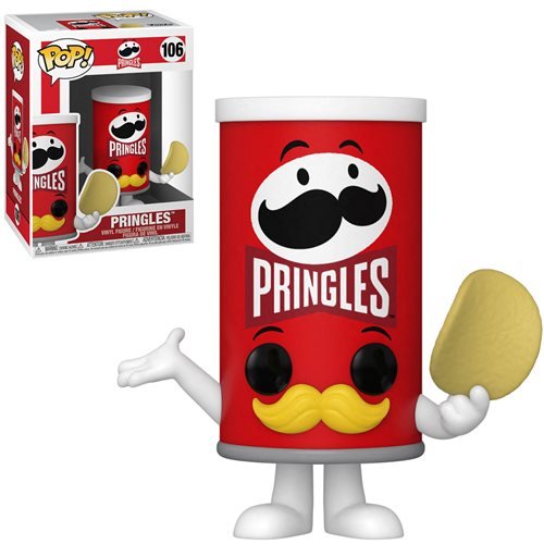 Funko Pop! Vinyl Figure - Pringles Chip Can Ad Icons Collectible #106 - Perfect for Display, Gifts & Pop Culture Enthusiasts