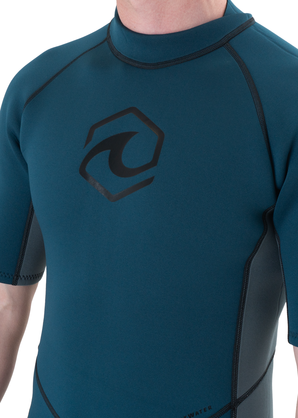 Swiftwater Men's Short Sleeve 2.5mm Back Zip Spring Wetsuit for Surfing, Diving & Water Sports | Lightweight Neoprene Swimwear