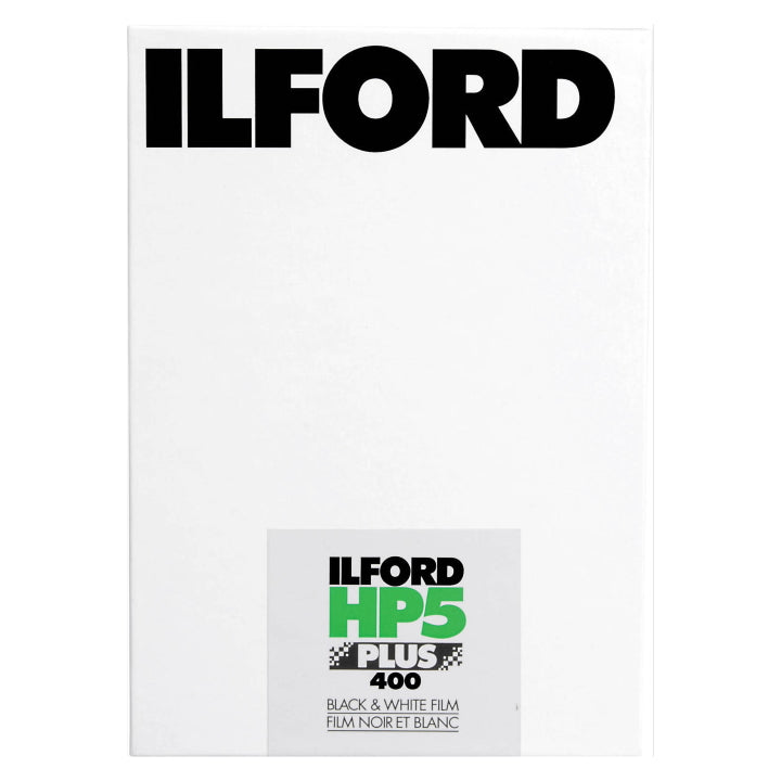 Ilford HP5 Plus ISO 400 4x5 25 Sheets Black & White Film for Professional Photography & Darkroom Developing