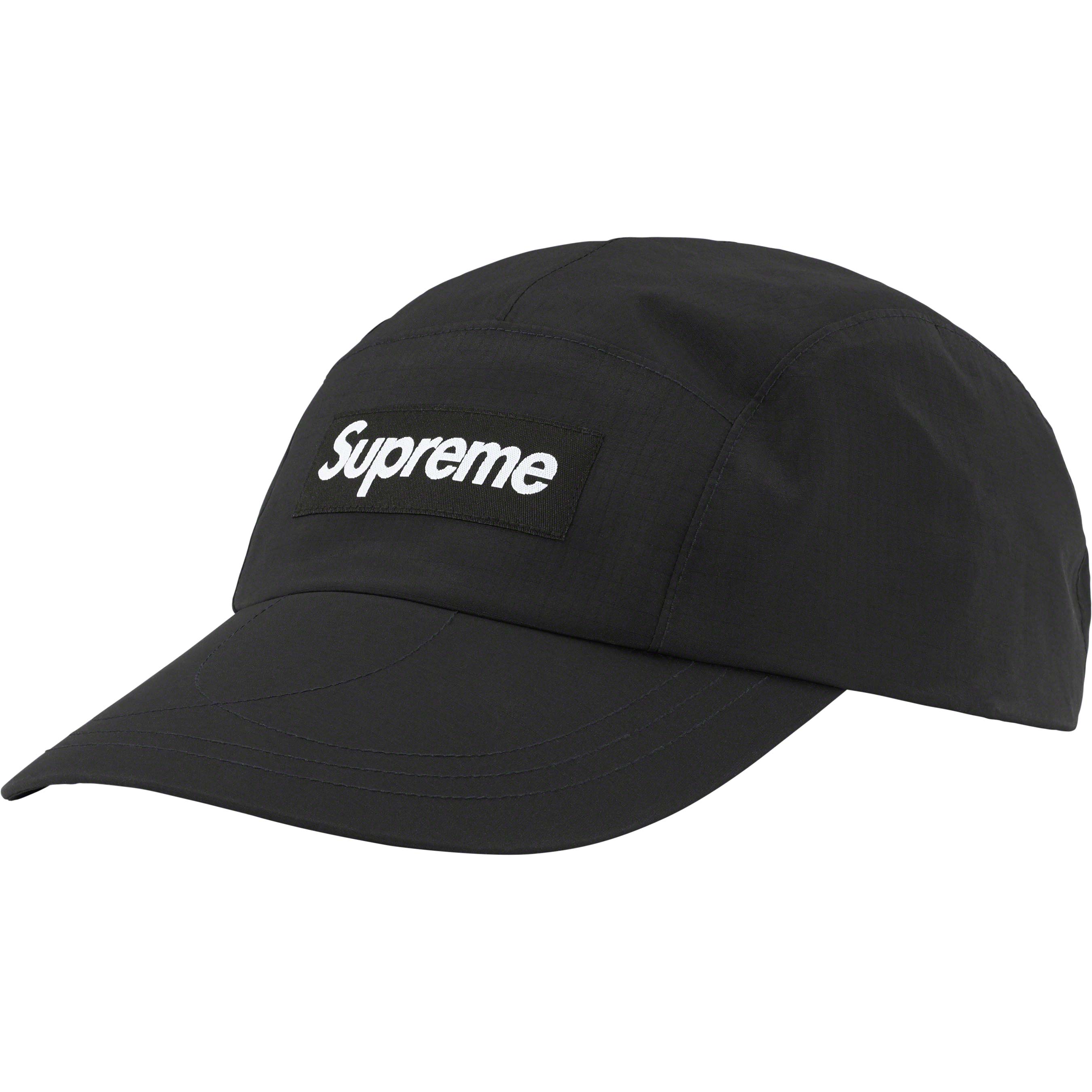 Supreme Gore-Tex Paclite® Long Bill Camp Cap - Waterproof & Lightweight Black Hat for Outdoor Adventures & Urban Style