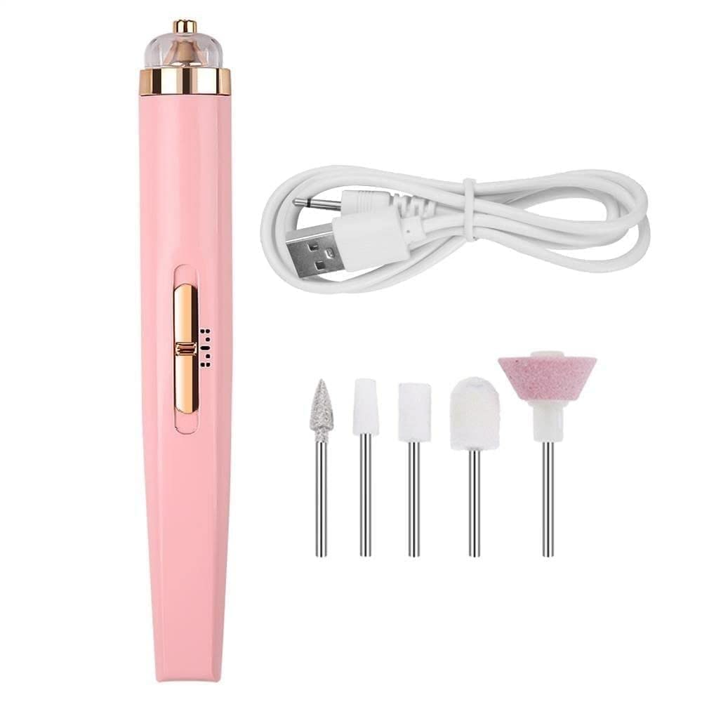 Professional 5-in-1 Electric Nail Drill Machine for Manicure & Pedicure - Salon Quality Nail Care Kit with Grinder & Polish Tools | Perfect for Home & Professional Nail Art Decorations