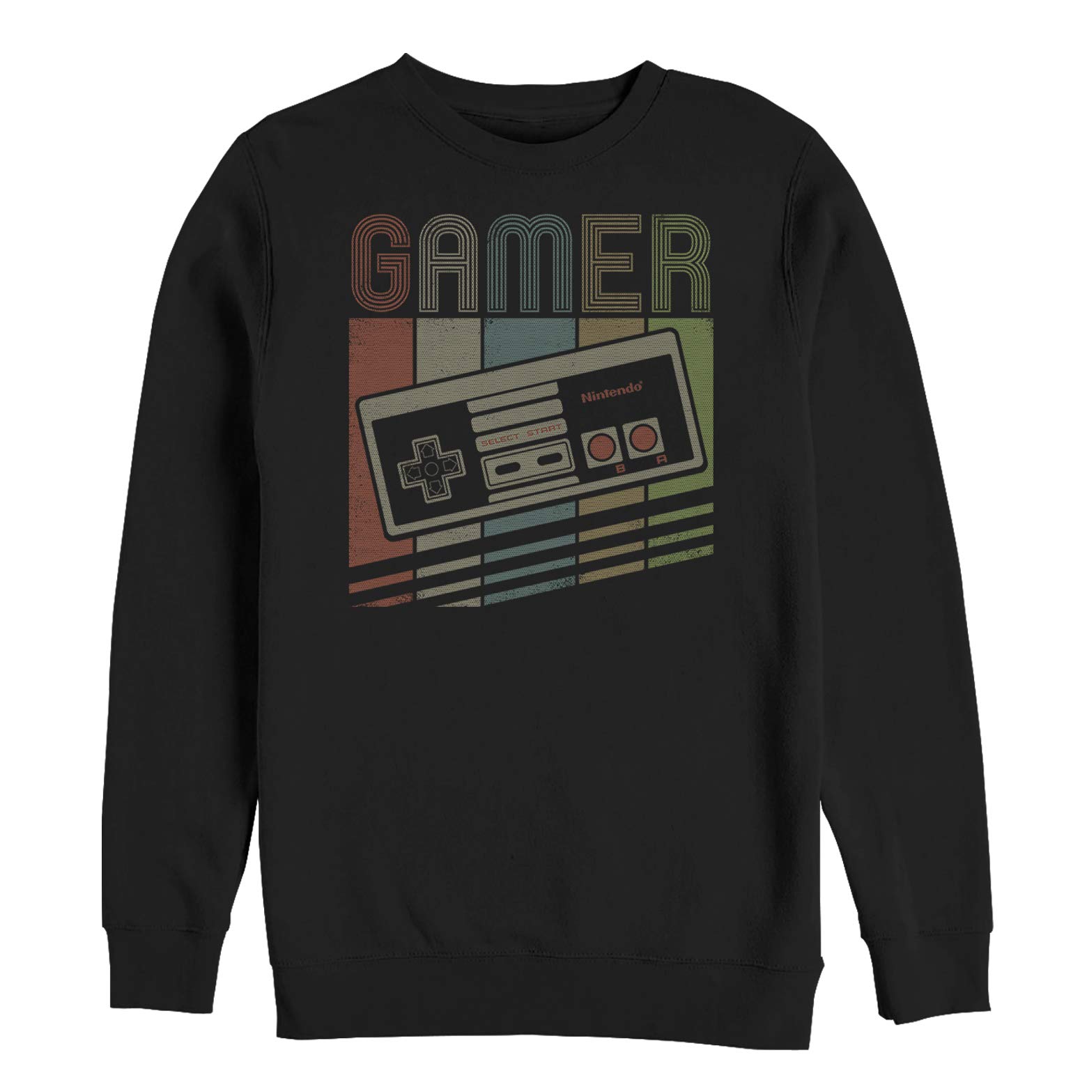 Retro NES Controller Sweatshirt for Men - Vintage Nintendo Gaming Hoodie - Perfect for Casual Wear & Gaming Enthusiasts
