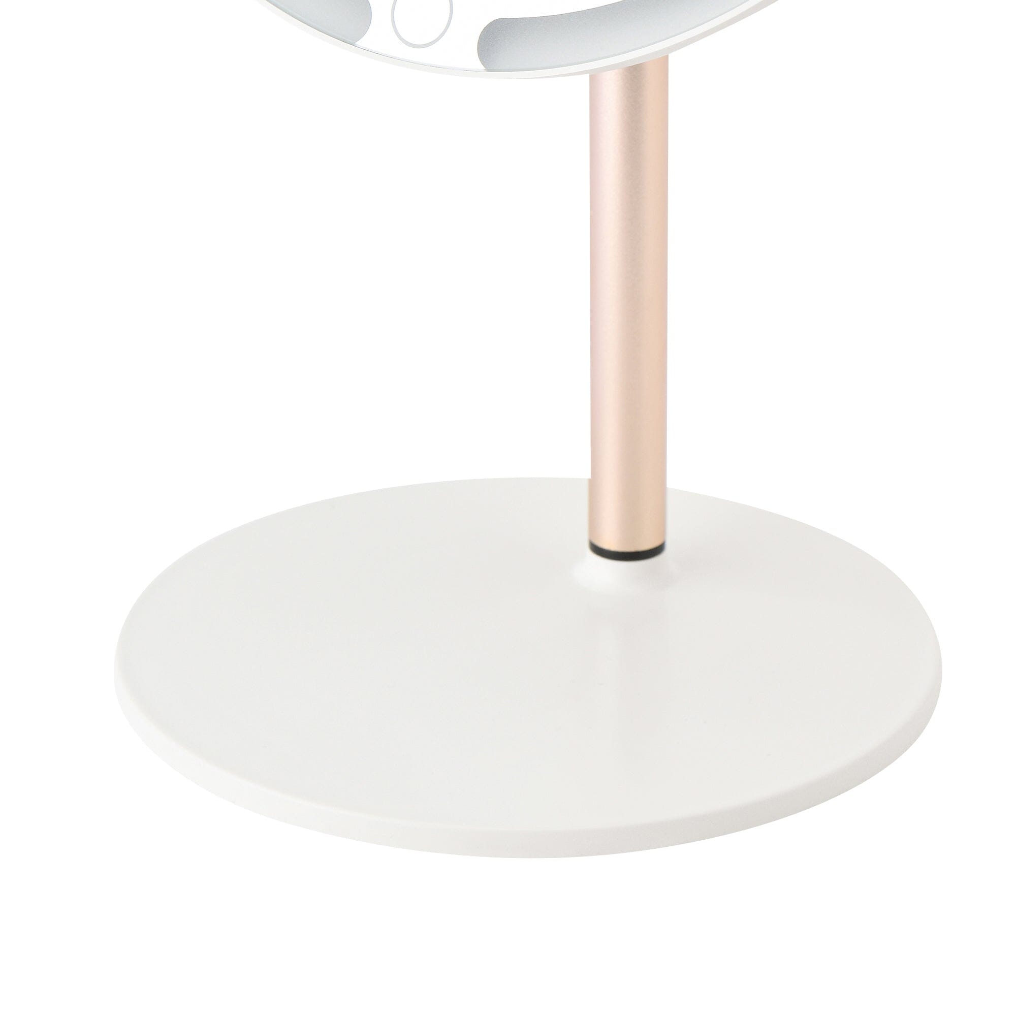 LED Vanity Mirror with Stand - Adjustable Brightness & Touch Control for Makeup, Skincare, and Hair Styling - White (Perfect for Bedroom, Bathroom, and Dressing Room)