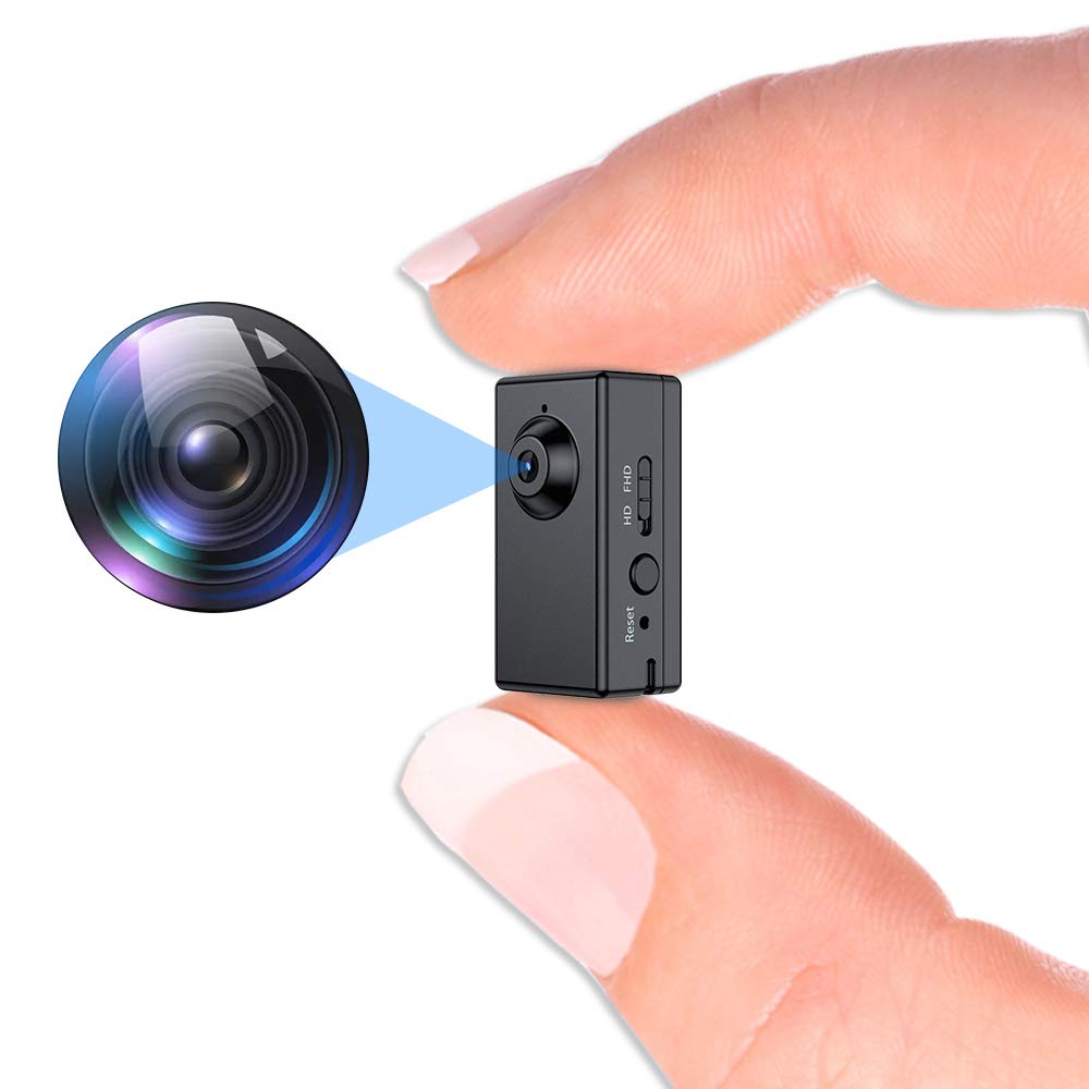 FUVISION Mini Security Camera - 1080P HD Wireless Surveillance Camera with Motion Detection, 90 Min Battery & 24/7 Loop Recording - Portable Nanny Cam for Home, Office, Baby Monitor & Indoor Security (No WiFi Needed)