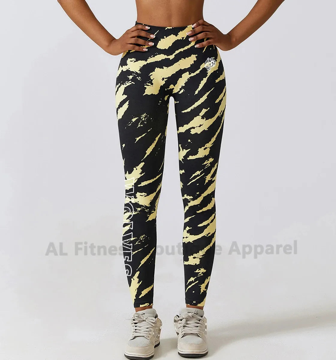Darc Women's High Waist Yoga Leggings - SHE Darc Gym Fitness Pants for Women, Tight Workout Sportswear, Elastic Waistband for Running, Yoga & Gym Training