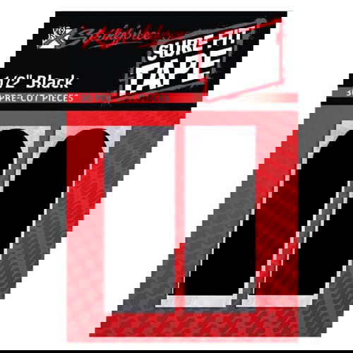 KR Strikeforce Black Sure Fit 1/2 Inch Bowling Tape - 30 Pieces for Enhanced Grip & Performance - Perfect for Bowling Tournaments & Practice Sessions