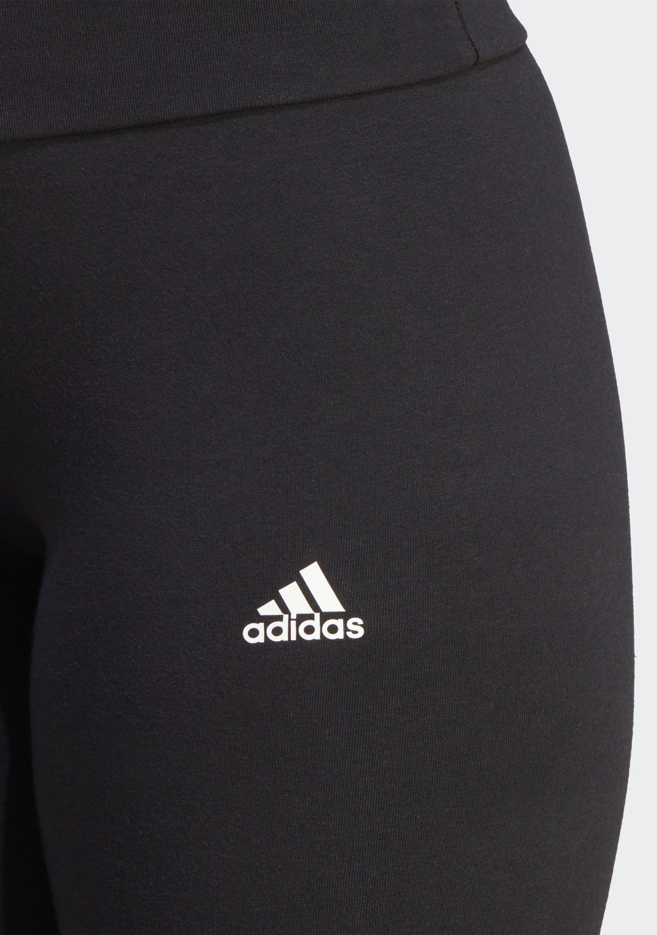 Adidas Women's Essential High Waisted Logo Leggings - Workout, Yoga & Running Tights for Women - Comfortable Gym & Lounge Wear