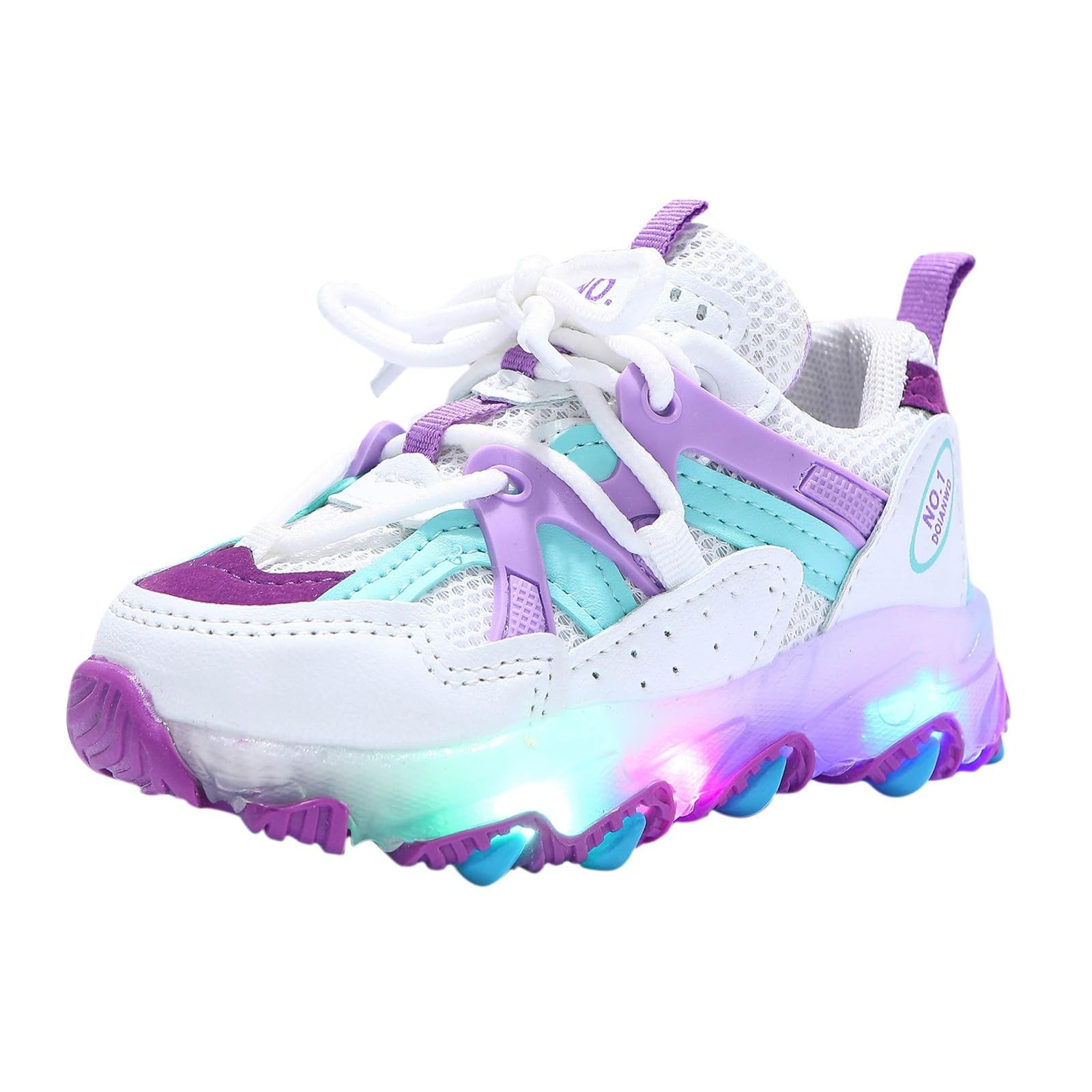 **Cathalem LED Light Up Sneakers for Toddlers & Kids (1-6 Years) - Boys & Girls Mesh Running Shoes with Flashing Lights - Perfect for Playtime, Sports & Night Walks**