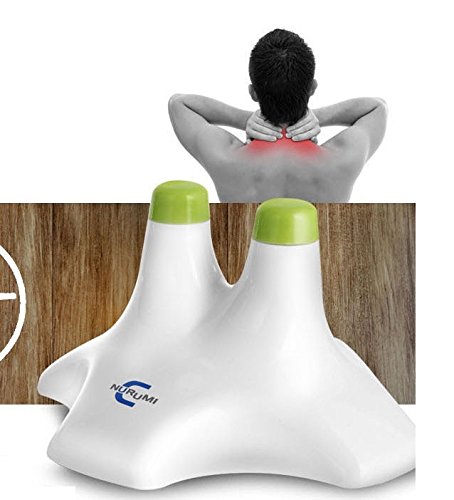 Relaxing Cervical Neck Shoulder Back Massager for Pain Relief - Portable Pressure Massage Device for Home, Office & Travel Use