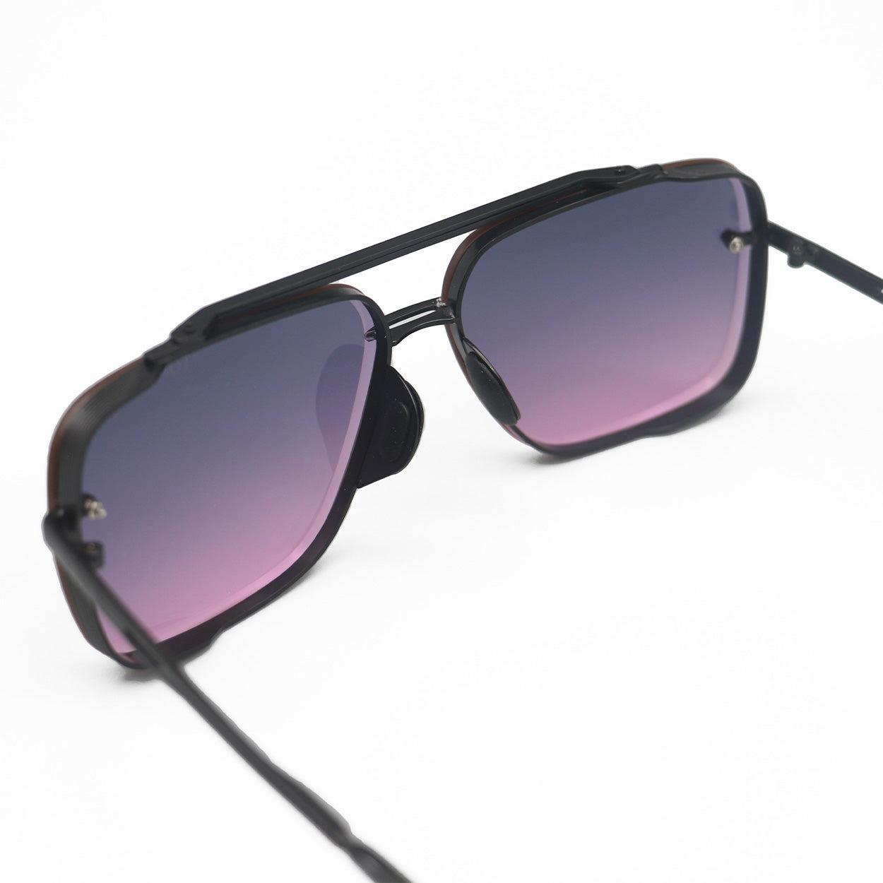 Bella Faded Purple and Pink Tangle-Free Aviator Sunglasses for Women - UV Protection, Lightweight & Stylish - Perfect for Driving, Beach, and Outdoor Activities