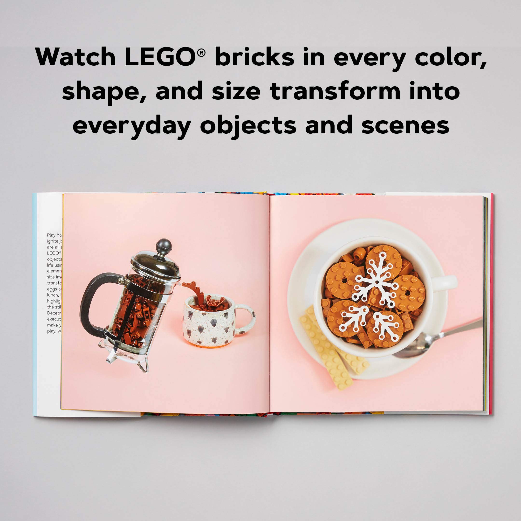LEGO Still Life with Bricks: The Art of Everyday Play - Creative Building Kit for Kids & Adults | Perfect for Home Decor, Office Display & Gift Giving (LEGO x Chronicle Books)
