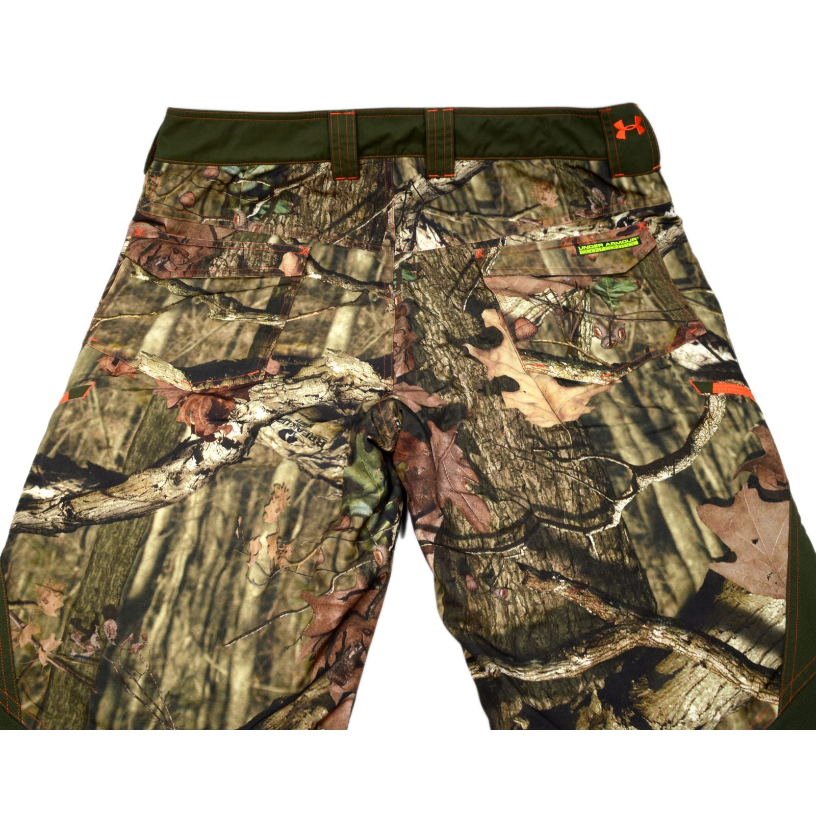New Under Armour Mossy Oak Camo Pants Men's Size 36x32 with Ankle Button Defect - Hunting & Outdoor Activities