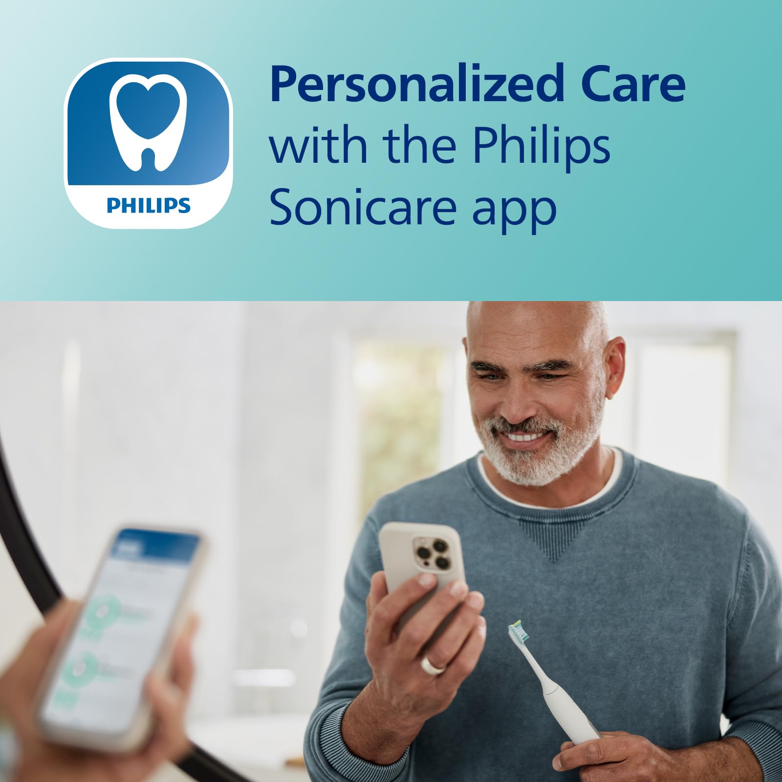 Philips Sonicare DiamondClean Smart 9500 Electric Toothbrush - Sonic Toothbrush with Bluetooth App, Pressure Sensor & Brush Head Detection, 5 Modes & 3 Intensity Levels, Pink (HX9923/21) for Whitening, Gum Care & Fresh Breath at Home or Travel