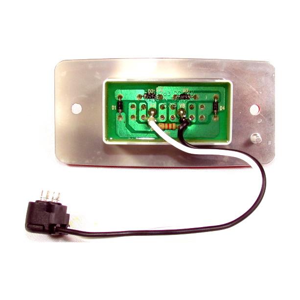 Fortpro 4 9/16 x 2 1/4 Inch LED Cab Light with 3 Super Bright LEDs - Perfect for Truck, RV, and Off-Road Vehicle Interior Lighting