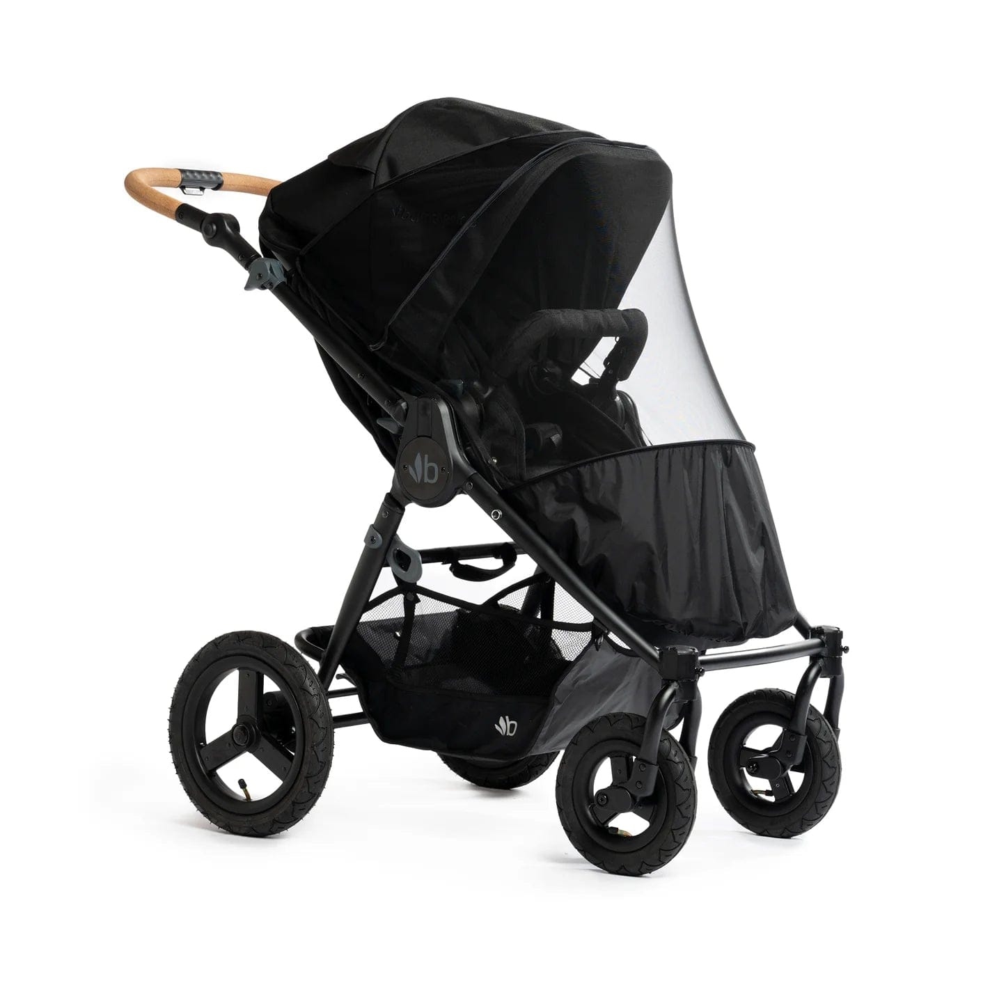 Bumbleride Single Stroller Bug Net - Lightweight Compact Baby Stroller with Sun Canopy & Storage Basket - Perfect for Outdoor Walks, Park Visits & Travel 2024