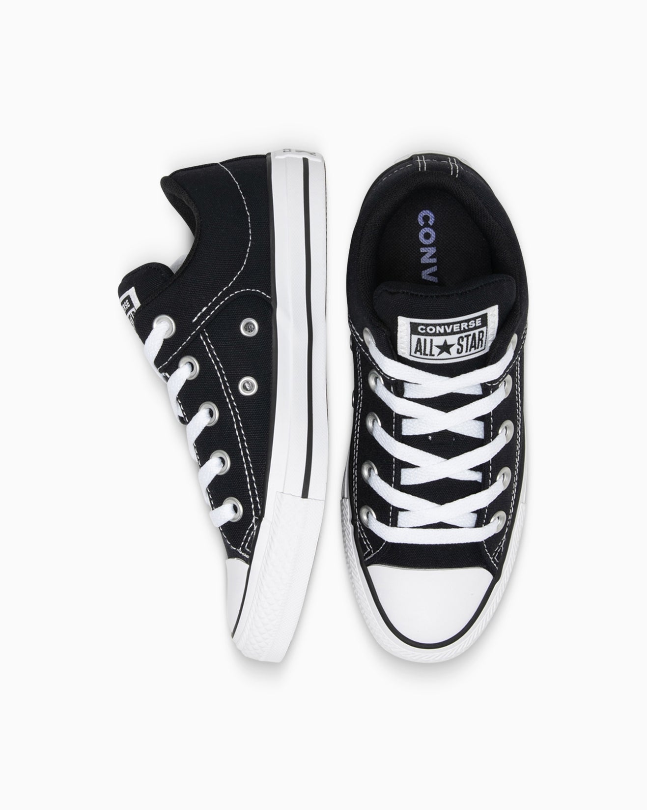 Converse Chuck Taylor All Star Unisex Low Top Sneakers - Black Canvas Street Shoes for Men & Women | Casual Wear, Everyday Fashion & Urban Style