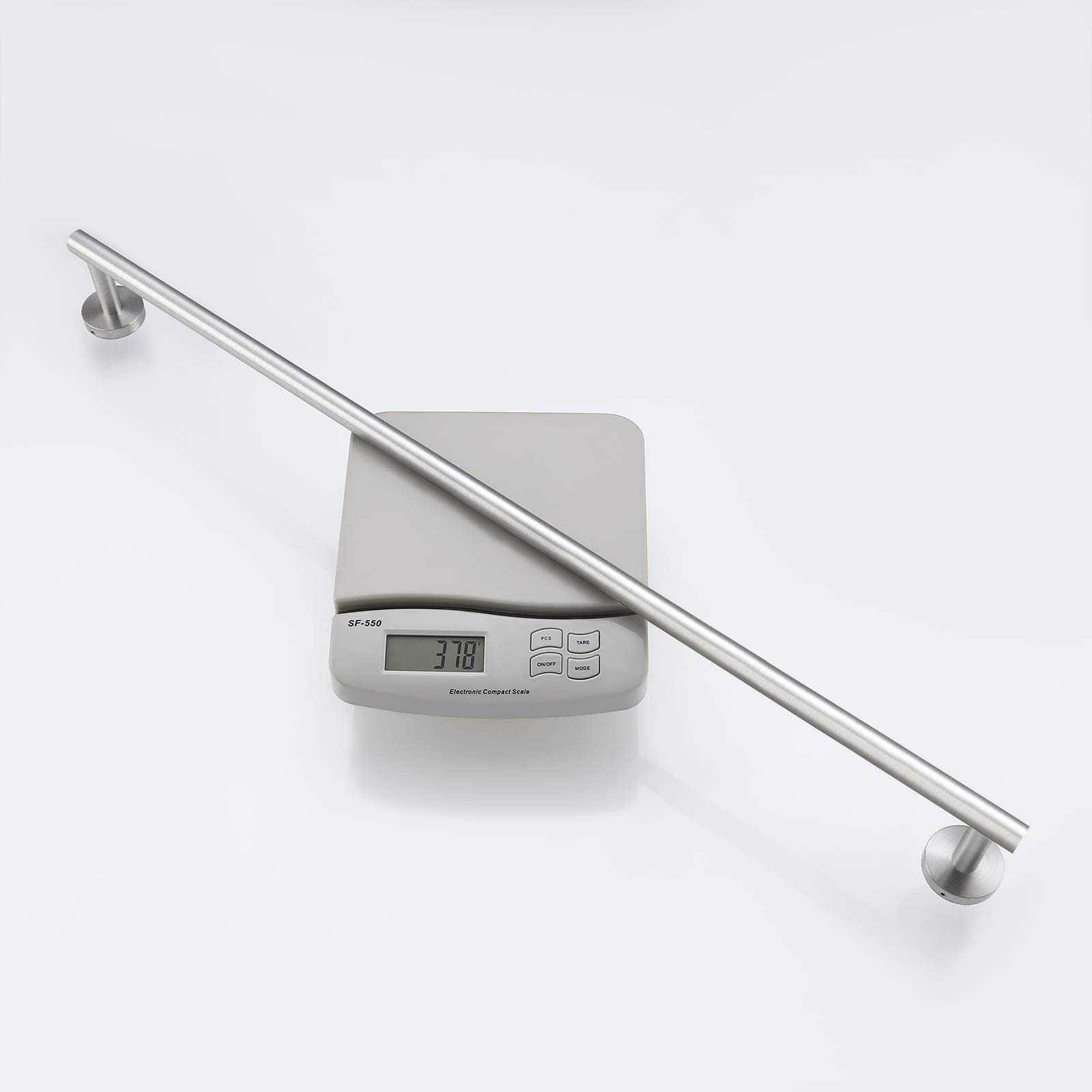 29.5 Inch Stainless Steel Towel Bar for Bathroom - Rustproof SUS304 Shower Hand Towel Holder Hanger - Brushed Wall Mount (31.9