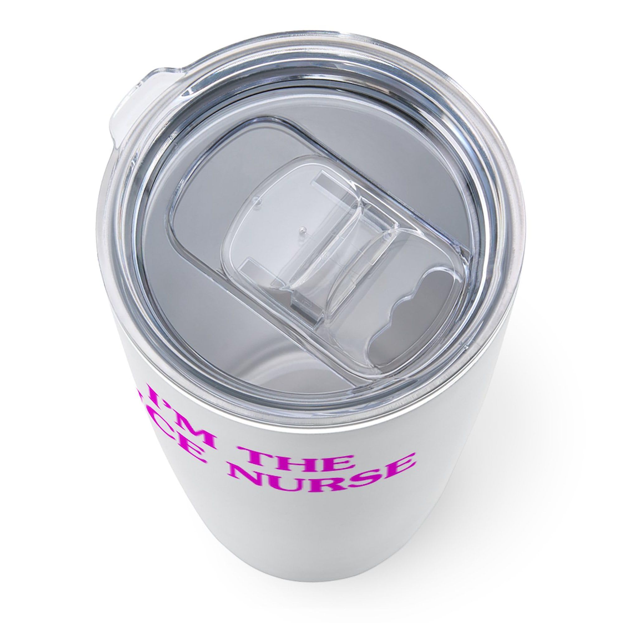 Pink Nice Nurse 20 oz Stainless Steel Travel Mug - Insulated Coffee Tumbler for Hot & Cold Drinks - Perfect Gift for Nurses, Healthcare Workers & Medical Students