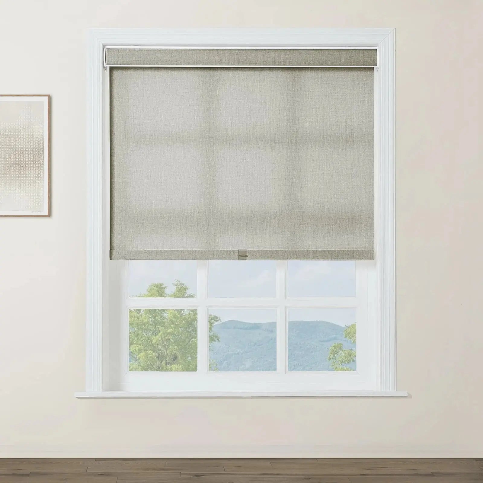 Alvin Boutique Blackout Cordless Roller Shades - Light Blocking Window Coverings for Bedroom, Nursery & Home Office