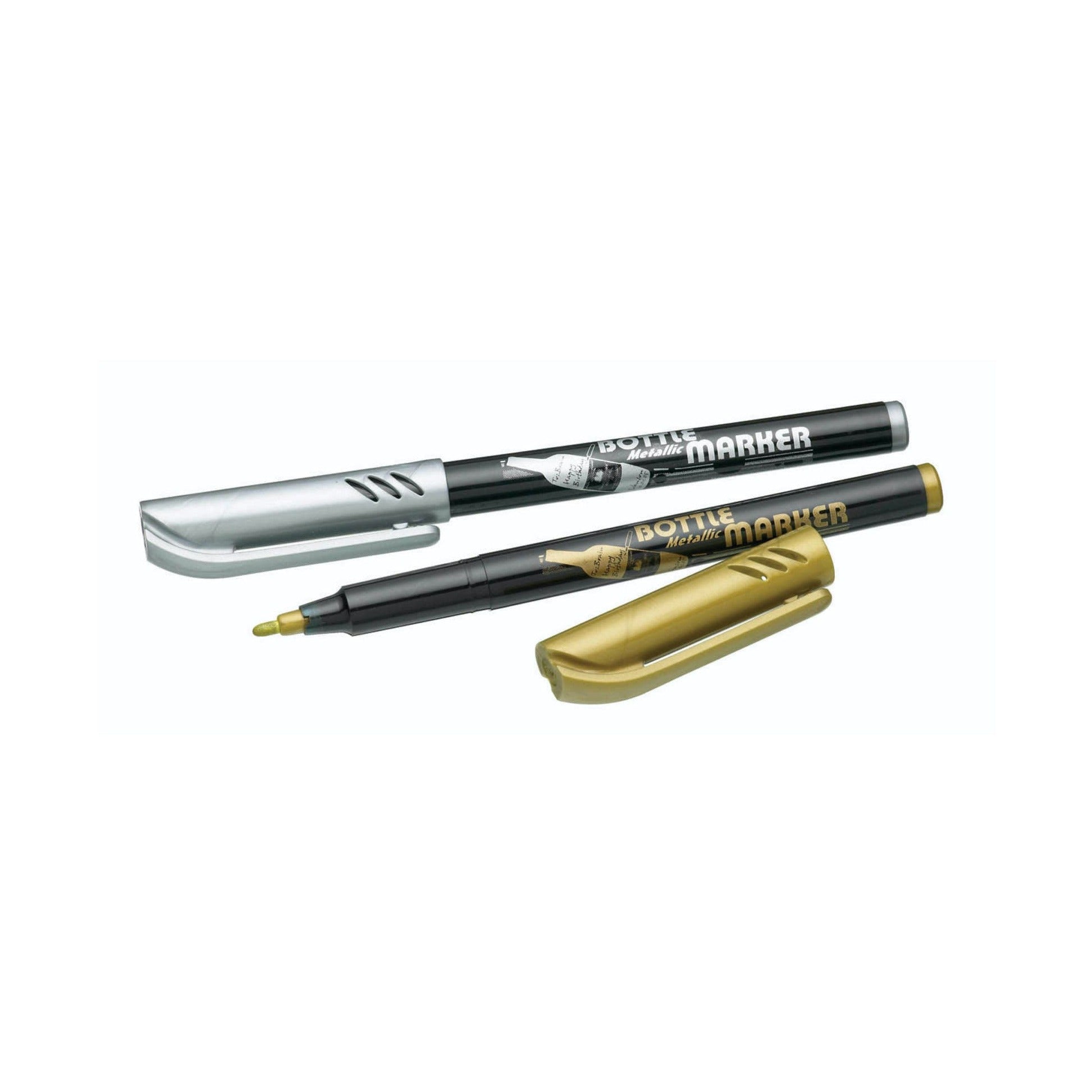 Premium Labeling Pen Set of 2 - Waterproof & Fade-Resistant Markers for Organizing, Crafting & Office Use